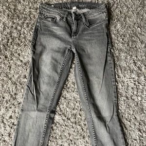Grey skinny jeans